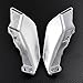 Anzio Chrome Mid-Frame Air Heat Deflectors Compatible with 2009-2018 Harley Road King Street Electra Tri Glide