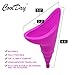 COOLDAY Silicone Female Urination Device, Reusable Urinals Portable Urine Cup Allows Women to Pee Standing Up, No-Leaks, No-Splash Pee Funnel for Travel, Camping, Outdoor Activities (Rose)