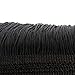 HEARTWISH Fringe Trim Lace Polyerter Fibre Tassel 6inch（″） Wide 10 Yards Long for Clothes Accessories and Latin Wedding Dress and DIY Lamp Shade Decoration Black White Red (Black)