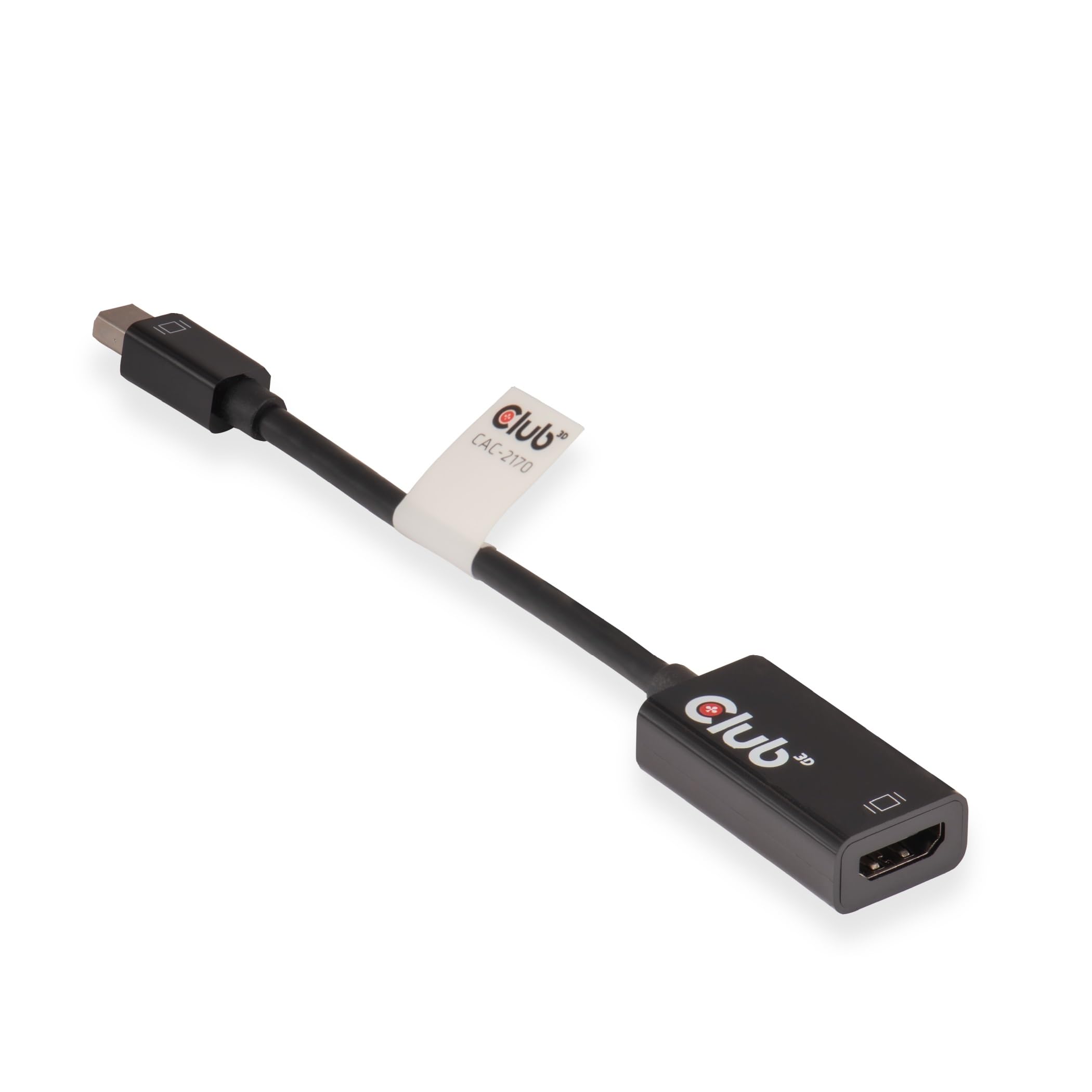 Club 3D Mini DisplayPort black Black