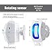 Physen Wireless Home Security Driveway Alarm,Motion Sensor Detect Alert, Store Door Entry Chime with 2 Motion Sensors and 3 Receivers,400ft Range,52 Chimes,4 Volume Levels,Build in LED Indicators