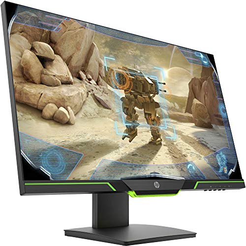 HP - Gaming Monitor Gaming TN, Micro-Edge, AMD FreeSync Technologie Single 27 xq Schwarz 27xq