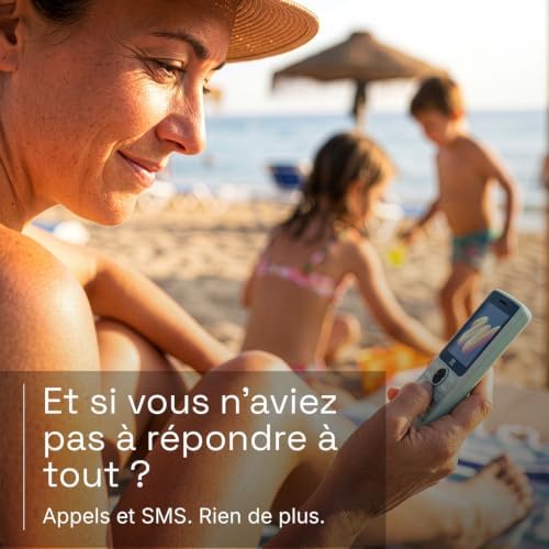 Wild Cool - Téléphone Basique pour déconnexion/1er Mobile, Menthe