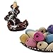 Ecurson 50 PC Color Random Bullet Size Backflow Sandalwood Incense