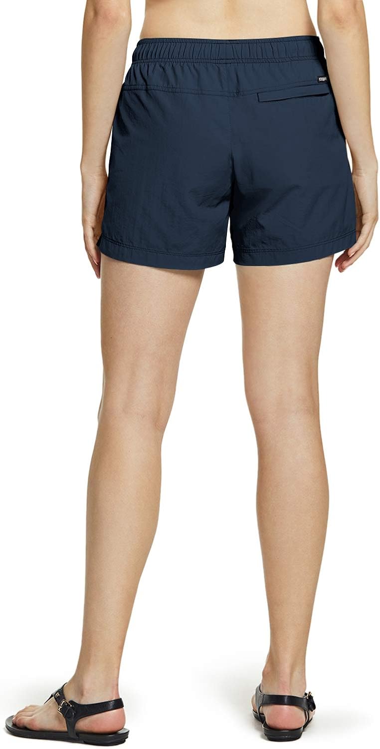 CQR Women's Hiking Shorts, Quick Dry Lightweight Travel Shorts, UPF 50+ UV/SPF Stretch Camping Shorts, Outdoor Apparel : Clothing