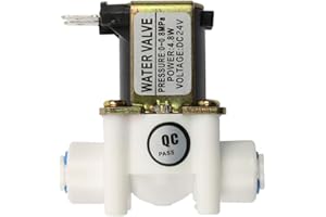 Beduan 24V 1/4" Inlet Water Solenoid Valve Normally Closed for RO Reverse Osmosis Pure System