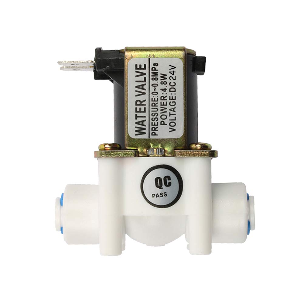 Photo 1 of Beduan 24V 1/4" Inlet Water Solenoid Valve Normally Closed for RO Reverse Osmosis Pure System