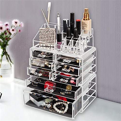Amazon Com Civilys Makeup Organizer Stackable Makeup Cosmetic
