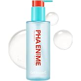 Cell Fusion C PHA Enzyme Pore Cleansing Oil, Makeup Remover with Enzyme, PHA &amp; Jojoba Oil, Removes Blackheads &amp; Sebum, Lightweight Facial Cleanser, 6.76 fl.oz / 200ml