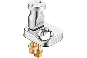 Weirun Vacuum Breaker Repair Replacement Kit for Salon Shampoo Bowl Faucet Sink,Portable Salon Sinks Hose Vacuum Breaker with Sprayer Holder and Hose Adapter,Wash Hair Unit,Chrome