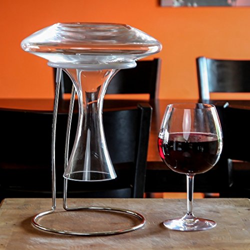 Lily's Home Wine Decanter Drying Stand with Rubber Coated Top to