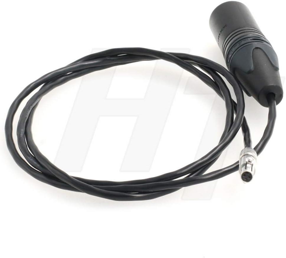 HangTon Odyssey 7 7Q 7Q+ Apollo Monitor XLR 4 Pin Power Supply Cable for Convergent Design, Black - Image 3