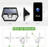 Mpow Luz Solar de Exterior, Lámpara Solar 20 LED, 270º Gran ...