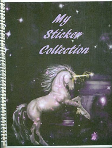 My Sticker Collection Unicorn Larger (9x11.25") Sticker Album, Re-usable