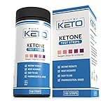Built by Keto Ketone Strips - Perfect for Ketogenic Diet and Diabetics - Precise Ketone Measurement in 15 Seconds - Supports Ketone Adaptation. Keto, Paleo, or Low Carb Diet - 100 Urine Test Strips
