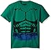 Marvel Big Boys' Hulk T-Shirt, Kelly Green, Medium