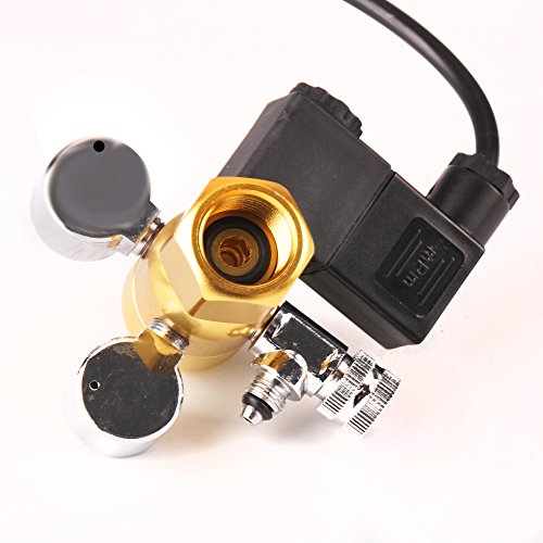 Aquarium CO2 Regulator with Solenoid 110V-Mini Dual Gauge Display Bubble Counter,Check Valve Fits Standard US Tanks-Accurate and Easy to Adjust (HP2000PSI,LP150PSI) Flow Meter - Thumbnail 4