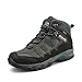 Clorts Men's Mid Hiking Boot Hiker Leather Waterproof Lightweight Outdoor Backpacking Trekking Shoe