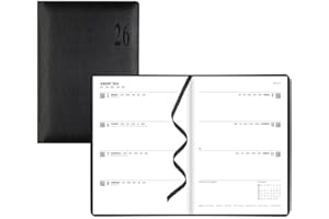 Letts of London® 2026 Milano Weekly/Monthly Planner, 12 Months, January to December, A5 Size, 8.25" x 5.875", Sewn Binding, T