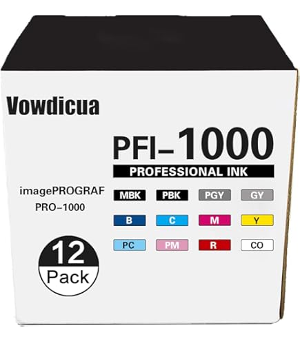 Amazon.com: Canon PFI-1000 Genuine Twelve Ink Pack, Compatible