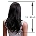 SexyLong Dark Brown Natural Straight side swept fringe bang hairstyle Hair Style Women Wig