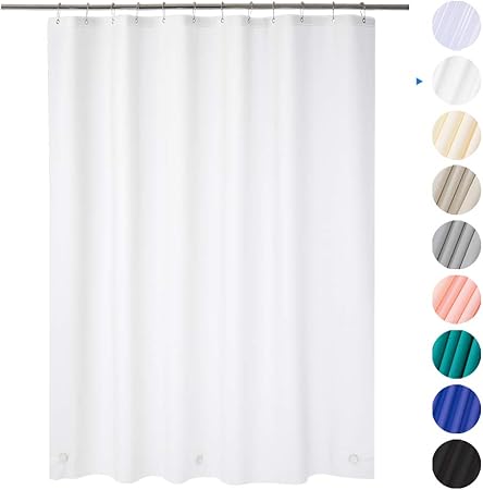 Amazon Com Amazerbath Plastic Shower Curtain 72 W X 96 H