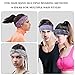 4 Pack Women Girls Headband mens Headband Fashion Criss Cross Head Wrap Hair Band Bow Wired Stretchy Headwraps Yoga Running Hairband Sports Bow Knotted Flower Shower Headbands