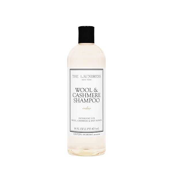 THE LAUNDRESS WOOL & CASHMERE SHAMPOO, DOUBLE CONCENTRATED, CEDAR SCENT, WOOL DETERGENT, WOOL WASH, CASHMERE SHAMPOO, 16 FL OZ