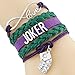 Batman Love Bracelet CollectionNEW (8.5 Inches Adjustable, Classic Joker 8.5 Inches Adjustable)