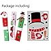 4 Pieces Christmas Refrigerator Handle Covers/Snowman Advent Calendar/Clings Decorations - Xmas Fridge Oven Display Cabinet Kitchen Appliance Door Handle Protector