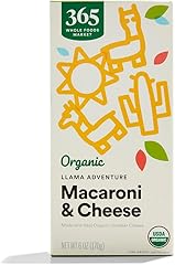 365 by Whole Foods Market, Organic Cheddar Macaroni & Cheese Shapes, Llama Adventure, 6 Ounce