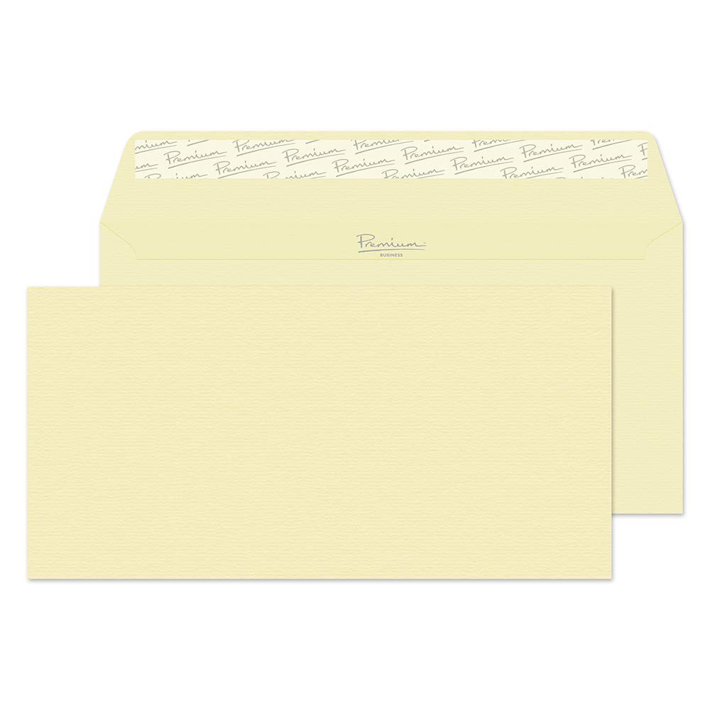 Blake Envelopes Premium Business 95882 Briefumschläge Haftklebung Vellum Gerippt DL 110 x 220 mm - 120g/m² | 500 Stück
