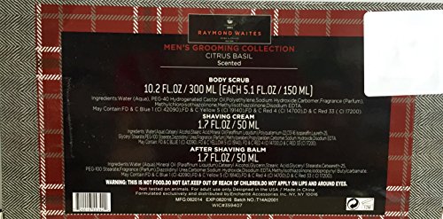 Raymond Waites Men's 4 Piece Grooming Collection - Gift Boxed