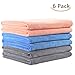 JML Microfiber Towels, Bath Towel Set (6 Pack, 27