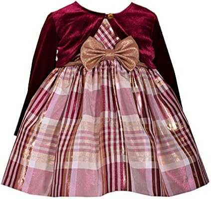burgundy dress with cardigan