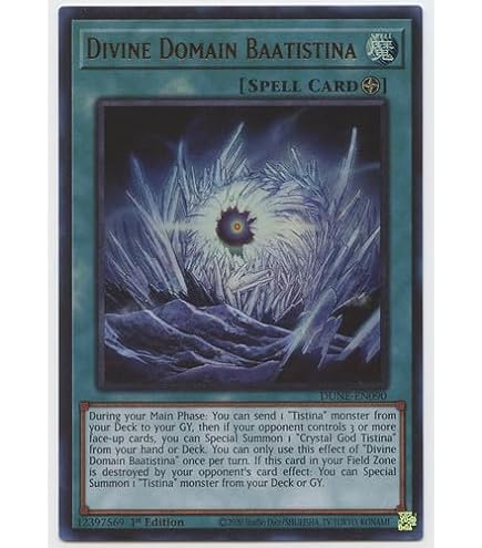 Amazon.com: Tistina, The Divinity That Defies Darkness - AGOV-EN089 - Ultra  Rare
