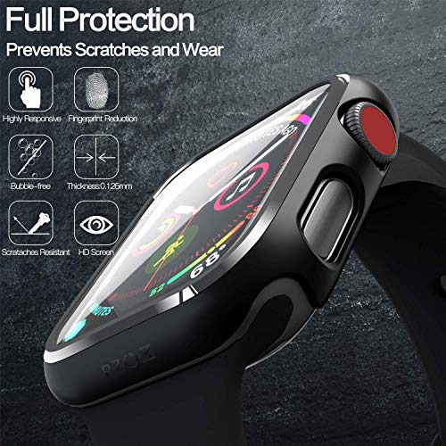 pzoz Compatible for Apple Watch Series 2 / Series 3 Case with Screen Protector 42mm Accessories