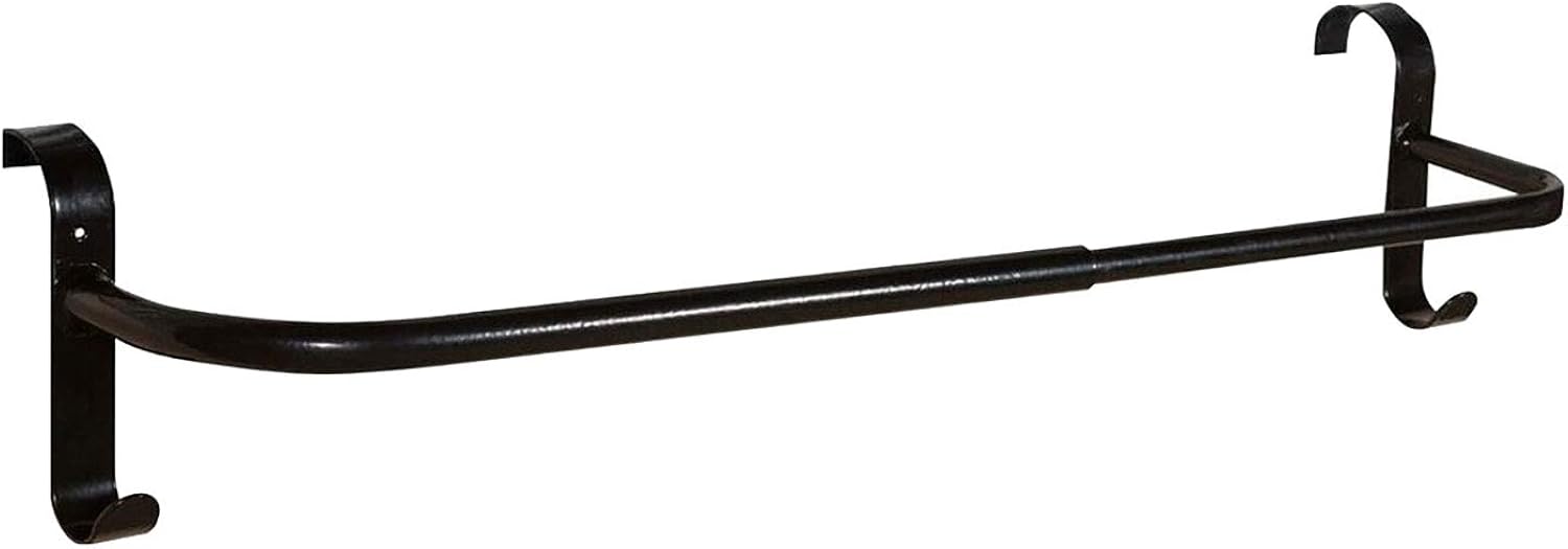 Stubbs Extendable HookOn Rug Rail S8895 Black One Size Amazon.co.uk