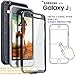 Samsung Galaxy Luna/Galaxy J1 (2016) J120 / Amp 2 / Express 3 case, COVRWARE [Aegis Series] Built-in [Screen Protector] Heavy Duty Full-Body Rugged Holster Armor [Belt Clip][Kickstand], Black