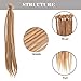 Noverlife 10 Strands 50cm/20″ Blonde Dreadlock Extensions, Single Ended Crochet Synthetic Dreadlocks Accessories, Jamaica Punk Hip-Hop Reggae Hair Braiding Wigs Faux Locs for Fashion Men Womenthumb 4