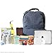 Large Stylish Grey Baby Diaper Bag Backpack, Multi-Function Travel Backpack, with Changing Pad, Stroller Straps & Hooks Lots of Pockets with Insulated Pocket for Bottles
