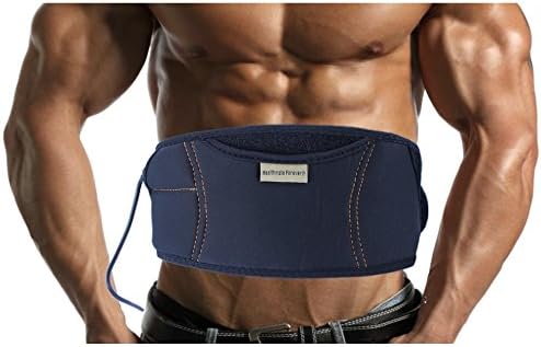 Flex Belt Accessory with Dual Lead Electrode Wire for Electrotherapy Devices Best Lower Back Pain Relief Belt Great for Muscle Toning, Weight Loss and Body