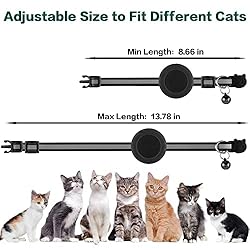 Dgerp Airtag Cat Collar Breakaway, Reflective