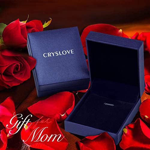 CRYSLOVE Collana Per Donna Argento Sterling 925 Fantastico Mondo Infinito Aurore Boreale Ciondolo Collana Crystal, Regali Romantico