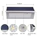 HLED Solar Light 48 LED Super Bright, 4 Modes Switch, 360° Radar Induction, Wireless Waterproof Security Outdoor Light for Yard, Patio, Fence, Driveway, Garden, Pathway, Landscape(6th Upgrade)