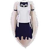 iSHOWcos Princess San Cosplay Costume Women Full set with Necklace Outfits Halloween Suit