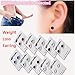WensLTD 1 Pair Weight Loss Earrings Crystal Slimming Healthy Acupoints Stud Magnetic Therapy (D)