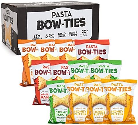 Pasta Bow Ties Non-GMO Snack Size Variety 12-Pack