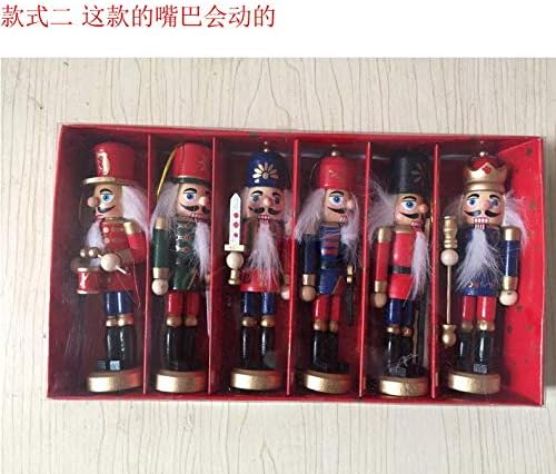 Arpoador 30 cm Tall Wooden Soldier Nutcracker on Stand Nutcracker Soldier 30cm size 12 cm (6pcs)