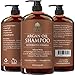 Argan Oil Daily Shampoo by aVo Organics, 16 oz - Moisturizing, Volumizing Vitamin Infused Gentle Hair Restoration, Sulfate Free, Moroccan Oil and Keratin - Natural Ingredients for Men and Women